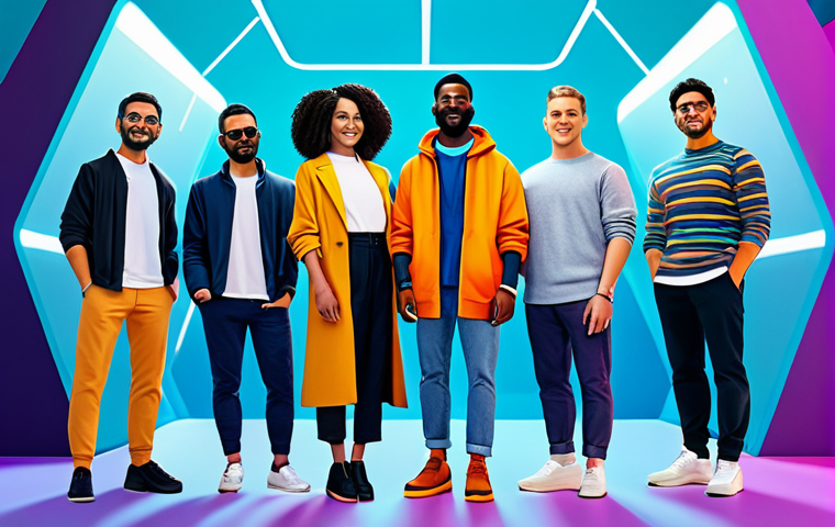 **

"A group of diverse people, fully clothed in casual but stylish attire, participating in a virtual crowdfunding event within a colorful and futuristic metaverse environment, appropriate content, safe for work, perfect anatomy, natural proportions, digital art, vibrant colors, showcasing accessibility and global connection, modest clothing, professional illustration."

**